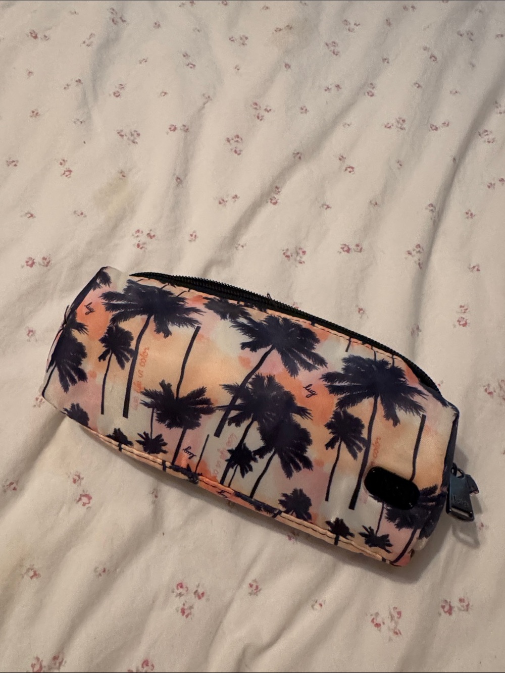 EUC LUG JIB Palm Tree  Cosmetic Pouch